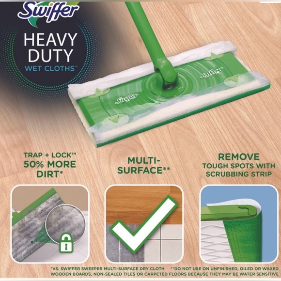 Swiffer Heavy Duty Wet Cloths (Gain Scent) - Picture 2 of 2